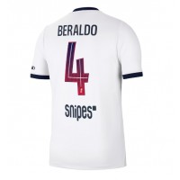 Paris Saint-Germain Lucas Beraldo #4 Vieraspaita 2026-27 Lyhythihainen